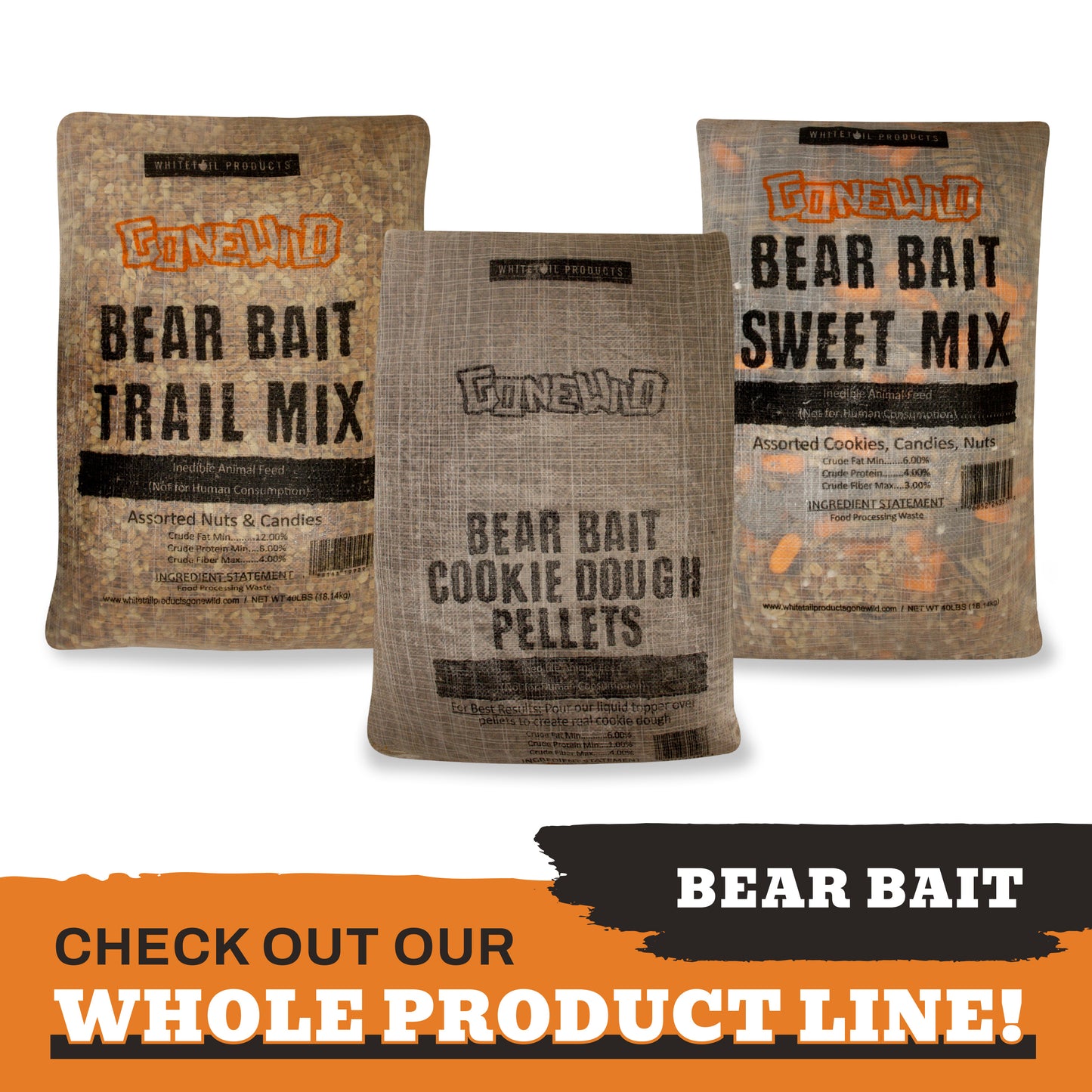 Cookie Dough Pellets Bear Bait (55 GAL Barrel)