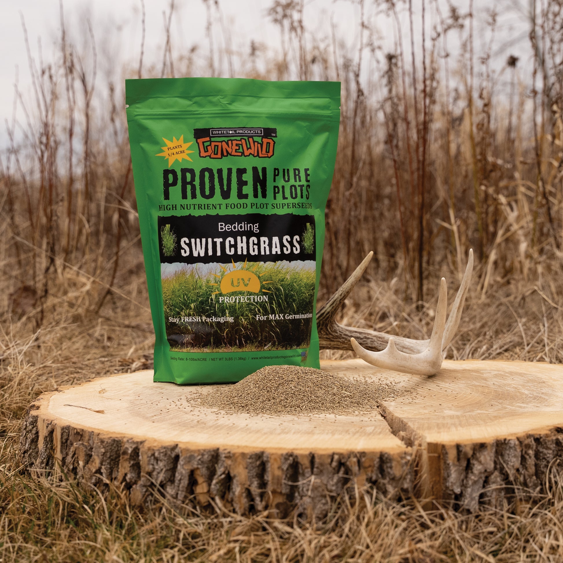 switchgrass herbicide Whitetail Products Gone Wild Switchgrass Food Plot Seed